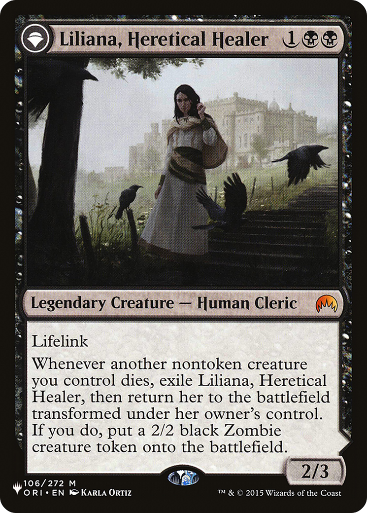 Liliana, Heretical Healer // Liliana, Defiant Necromancer [Secret Lair: From Cute to Brute] | I Want That Stuff Brandon