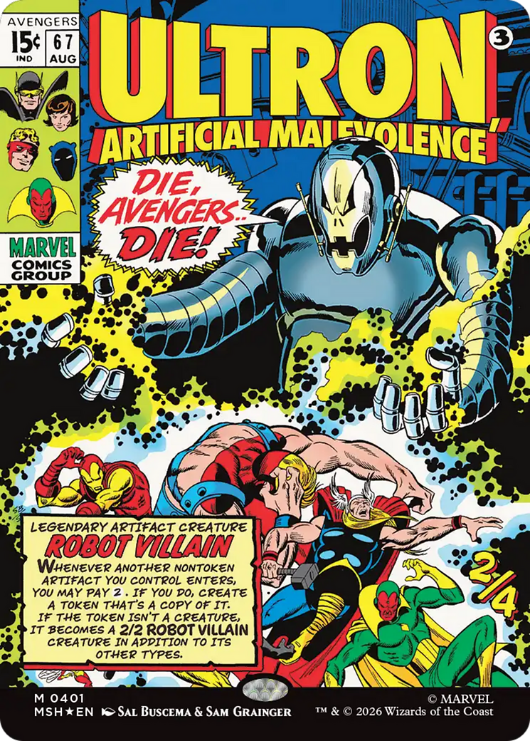 Ultron, Artificial Malevolence (Borderless) (0401) [Marvel Super Heroes] | I Want That Stuff Brandon
