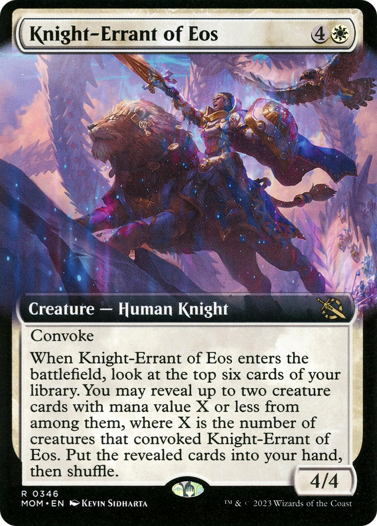 Knight-Errant of Eos (Extended Art) [March of the Machine] | I Want That Stuff Brandon