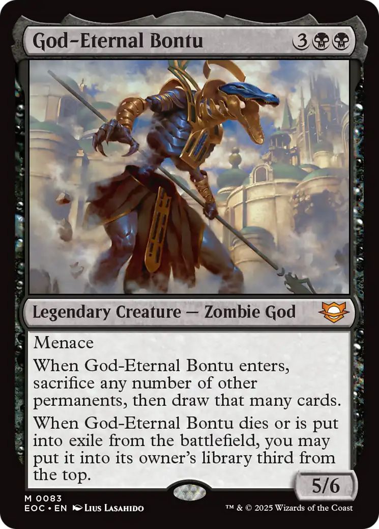 God-Eternal Bontu [Edge of Eternities Commander] | I Want That Stuff Brandon