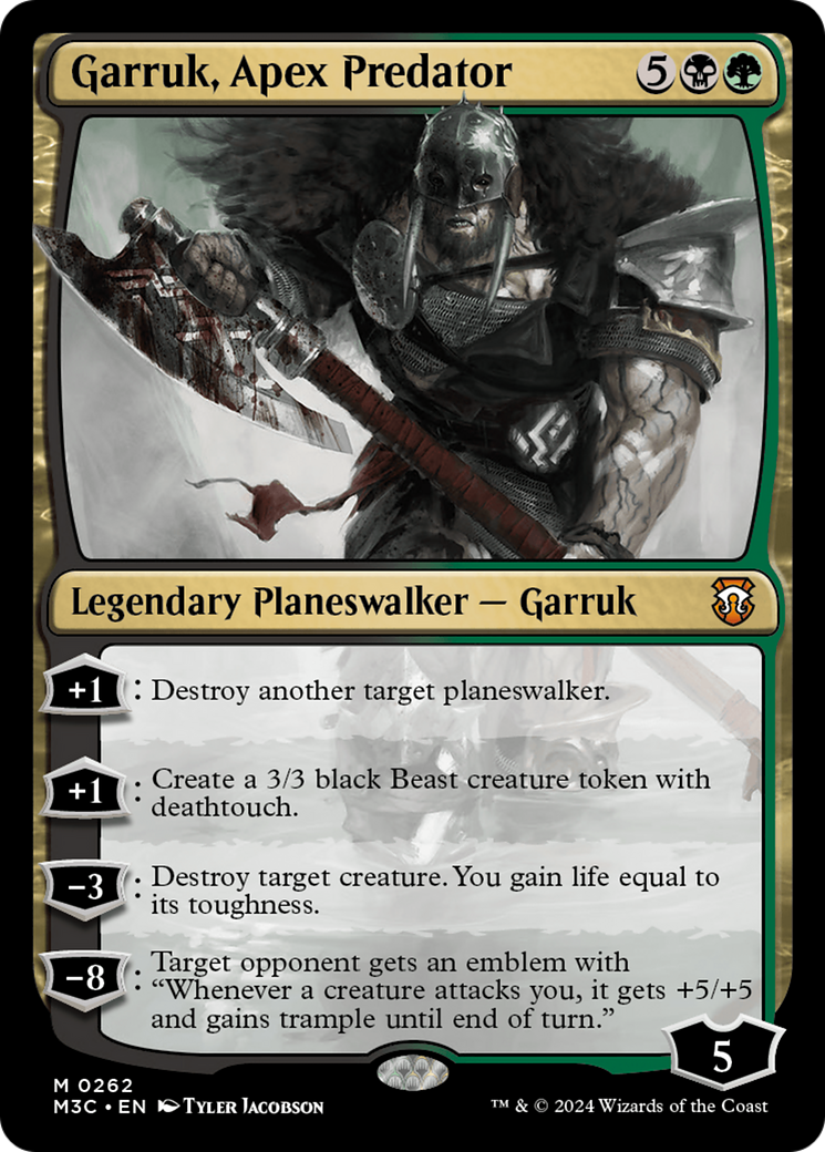 Garruk, Apex Predator (Ripple Foil) [Modern Horizons 3 Commander] | I Want That Stuff Brandon