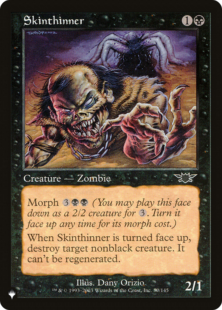 Skinthinner [The List Reprints] | I Want That Stuff Brandon