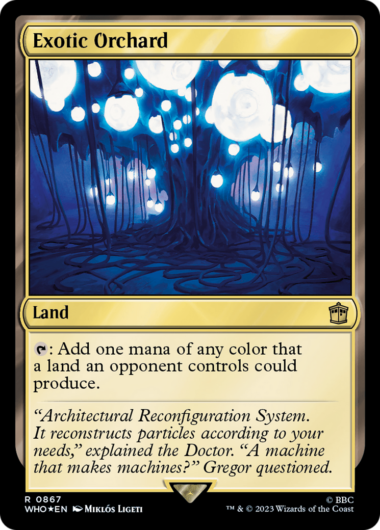 Exotic Orchard (Surge Foil) [Doctor Who] | I Want That Stuff Brandon