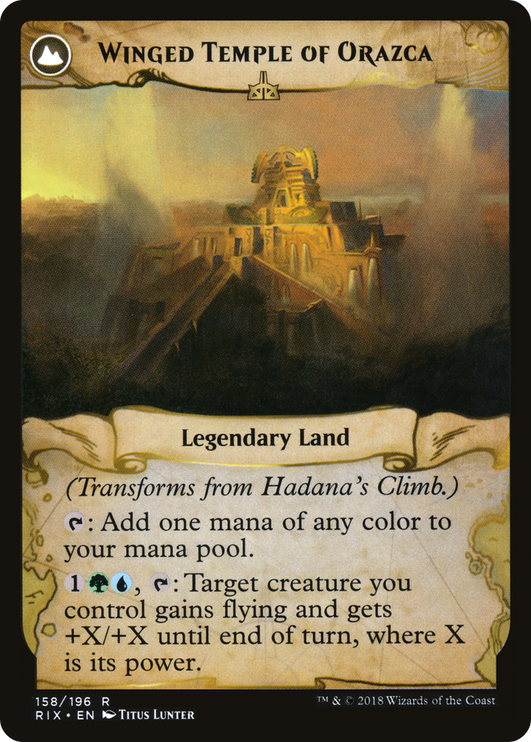 Hadana's Climb // Winged Temple of Orazca [Secret Lair: From Cute to Brute] | I Want That Stuff Brandon