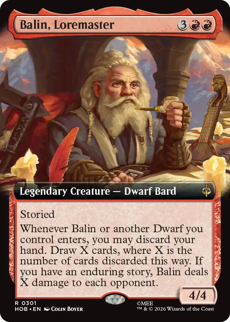 Balin, Loremaster (Extended Art) [The Hobbit] | I Want That Stuff Brandon