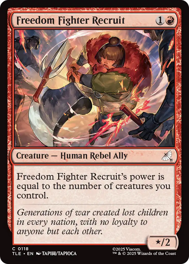 Freedom Fighter Recruit [Avatar: The Last Airbender: Eternal-Legal] | I Want That Stuff Brandon