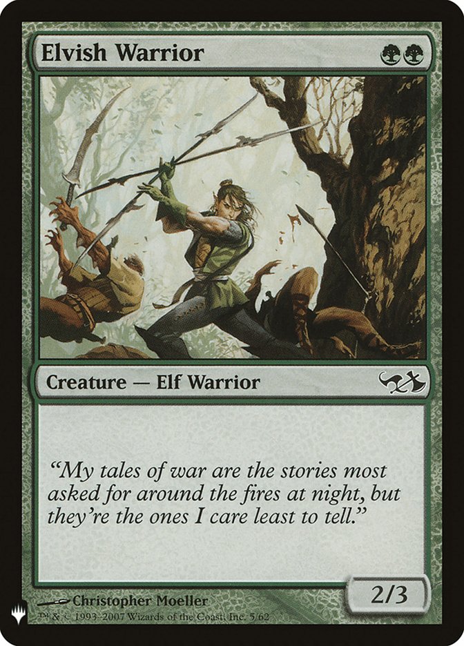 Elvish Warrior [Mystery Booster] | I Want That Stuff Brandon