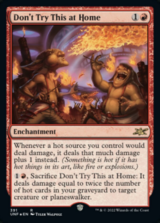 Don't Try This at Home (Galaxy Foil) [Unfinity] | I Want That Stuff Brandon
