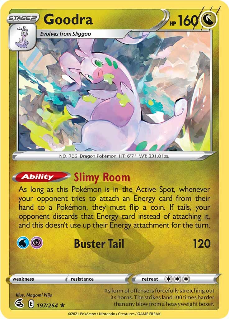 Goodra (197/264) [Sword & Shield: Fusion Strike] | I Want That Stuff Brandon