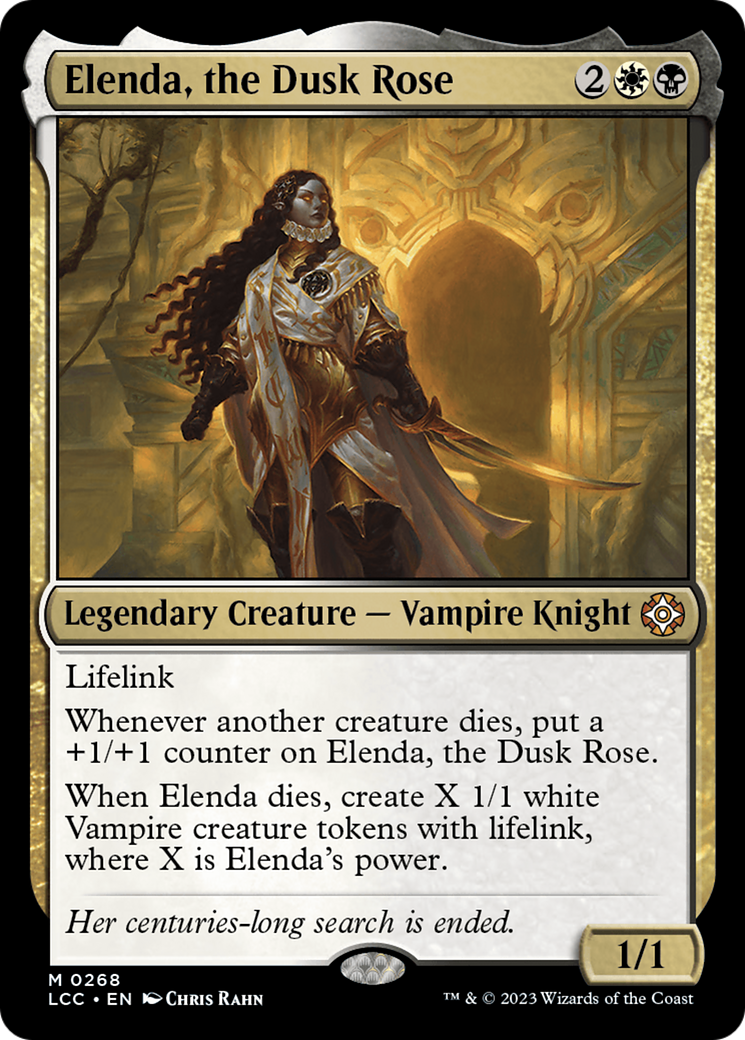 Elenda, the Dusk Rose [The Lost Caverns of Ixalan Commander] | I Want That Stuff Brandon