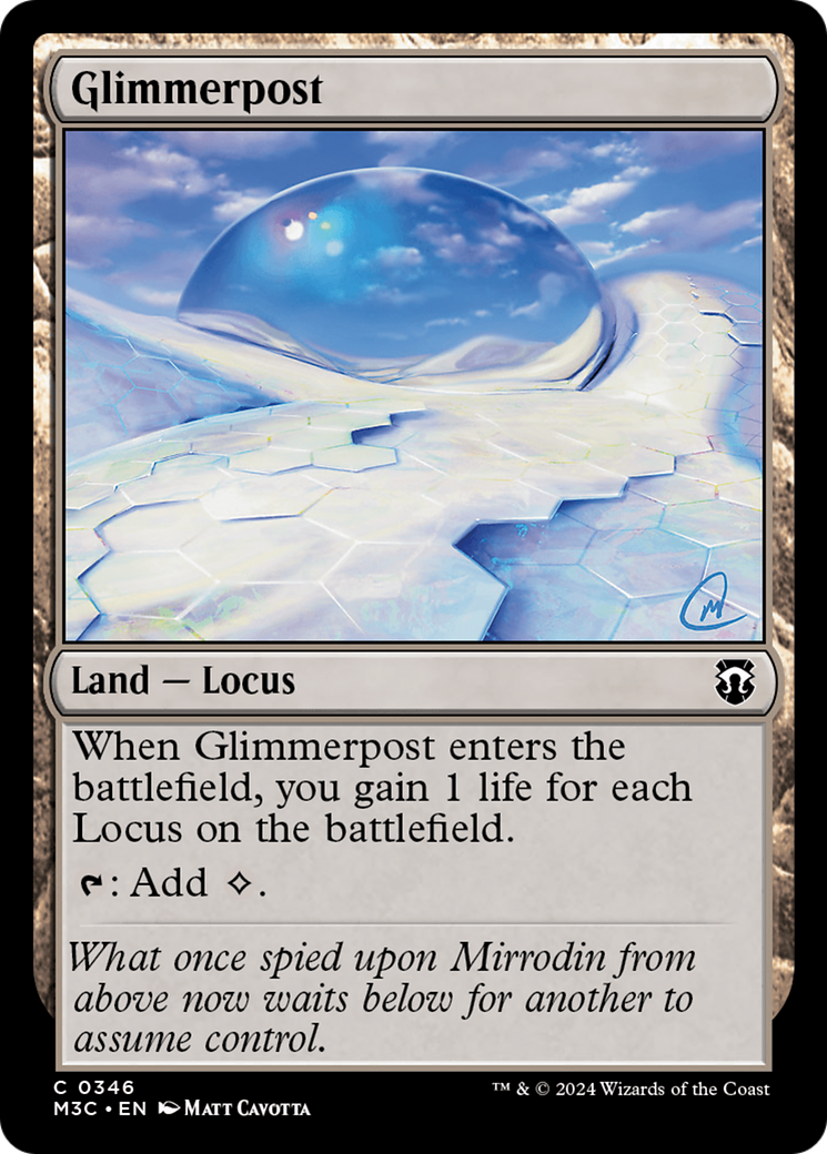 Glimmerpost (Ripple Foil) [Modern Horizons 3 Commander] | I Want That Stuff Brandon