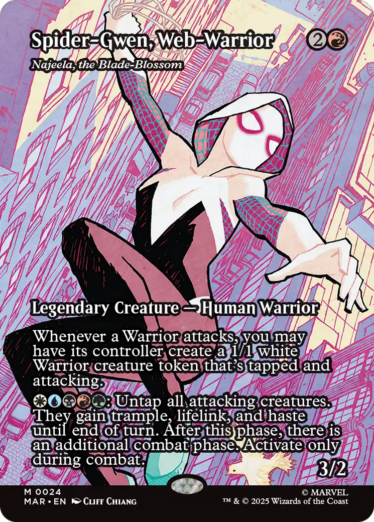 Spider-Gwen, Web-Warrior - Najeela, the Blade-Blossom [Marvel's Spider-Man: Eternal-Legal] | I Want That Stuff Brandon