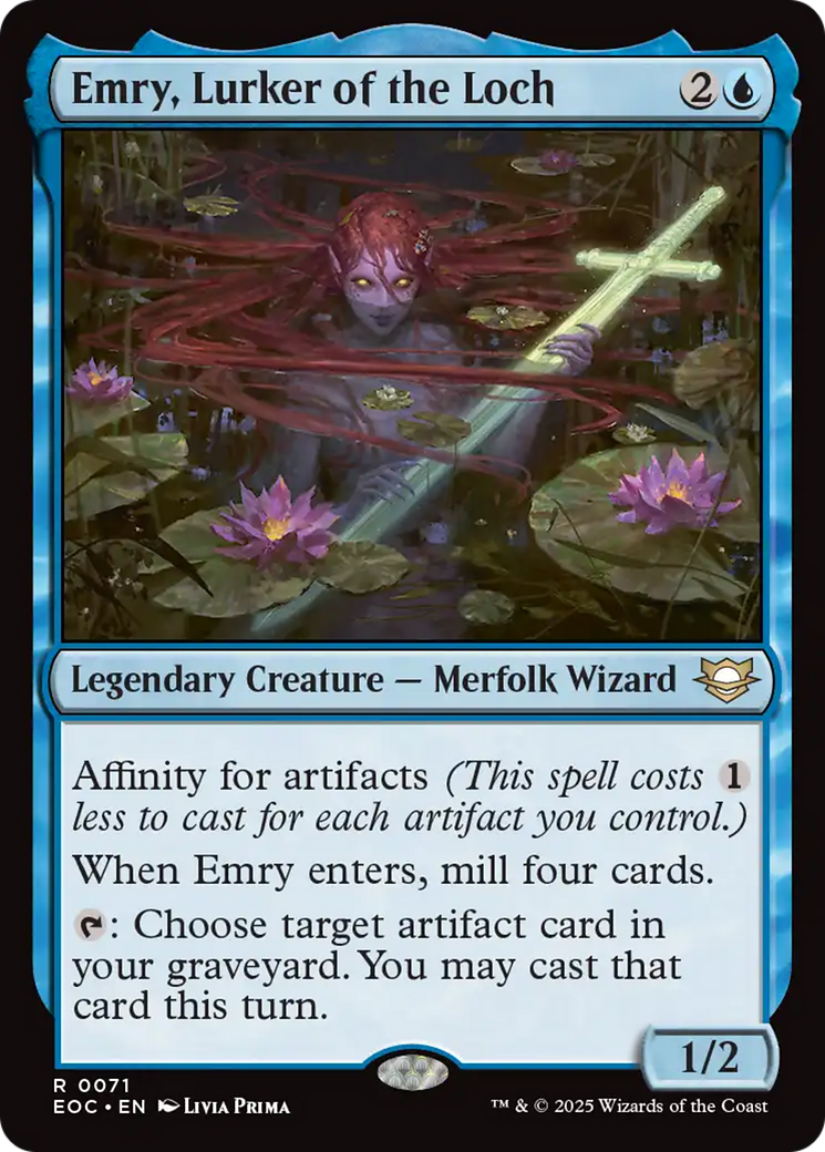 Emry, Lurker of the Loch [Edge of Eternities Commander] | I Want That Stuff Brandon