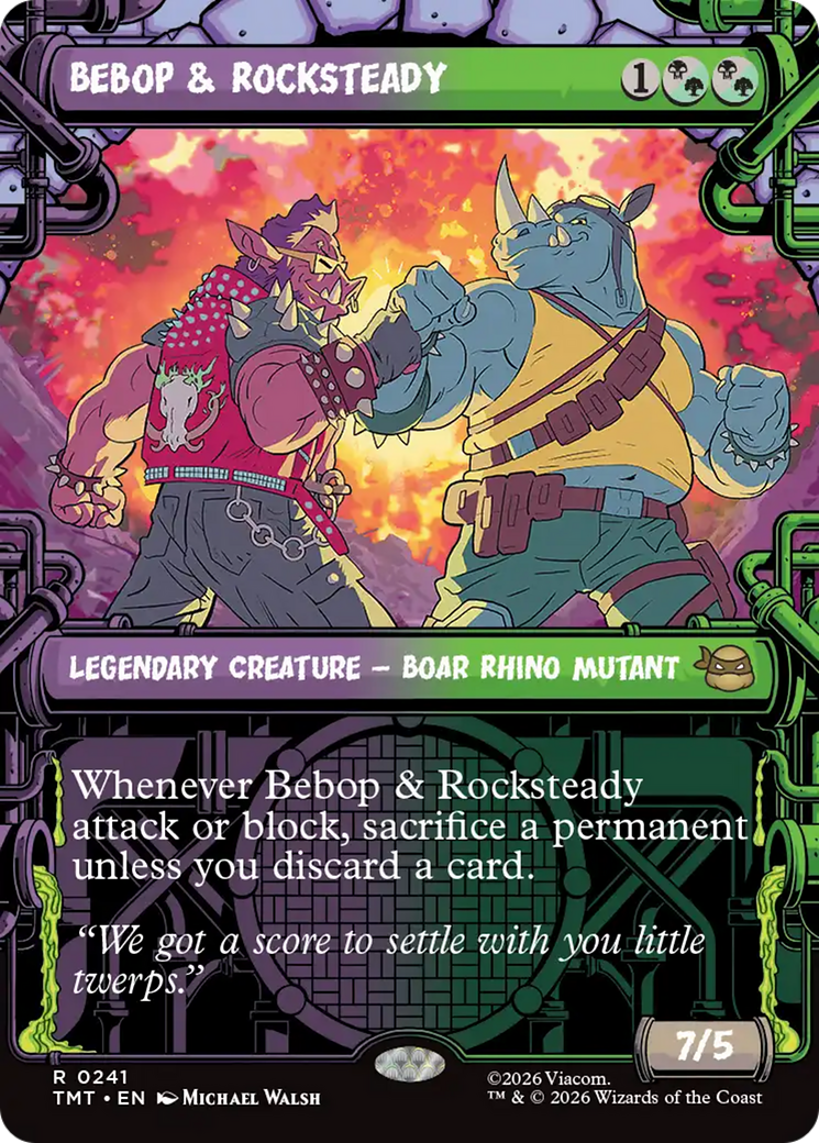 Bebop & Rocksteady (Showcase) [Teenage Mutant Ninja Turtles] | I Want That Stuff Brandon