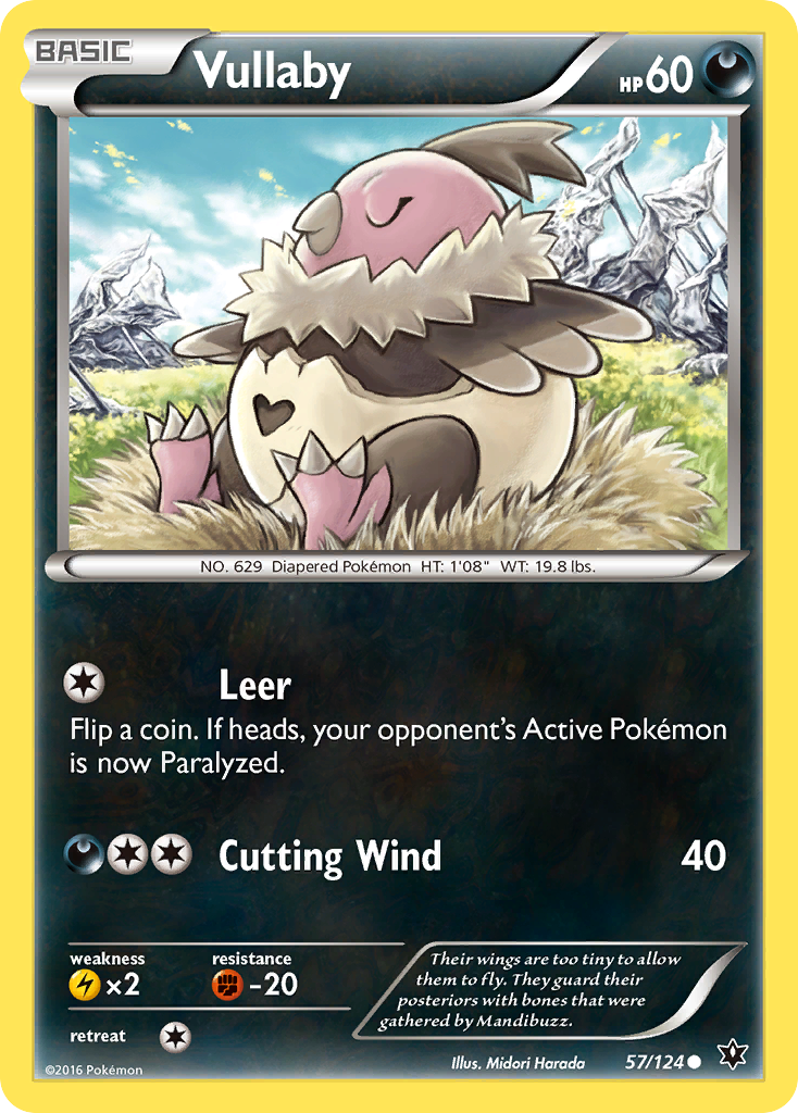 Vullaby (57/124) [XY: Fates Collide] | I Want That Stuff Brandon