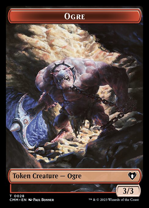 Eldrazi Spawn // Ogre Double-Sided Token [Commander Masters Tokens] | I Want That Stuff Brandon