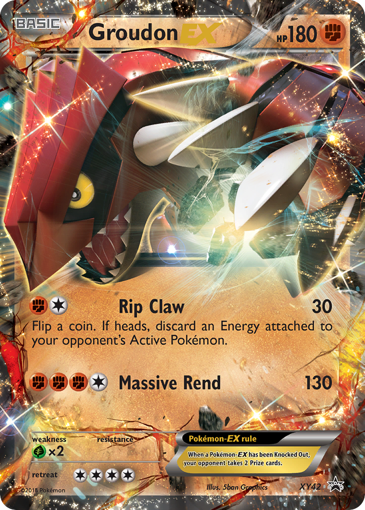 Groudon EX (XY42) [XY: Black Star Promos] | I Want That Stuff Brandon