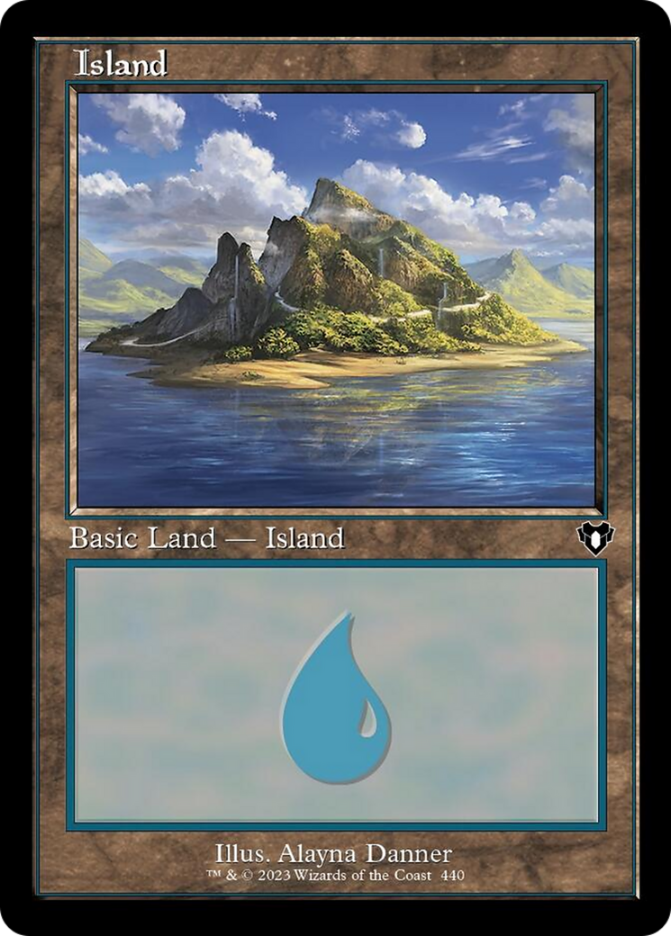 Island (440) (Retro) [Commander Masters] | I Want That Stuff Brandon