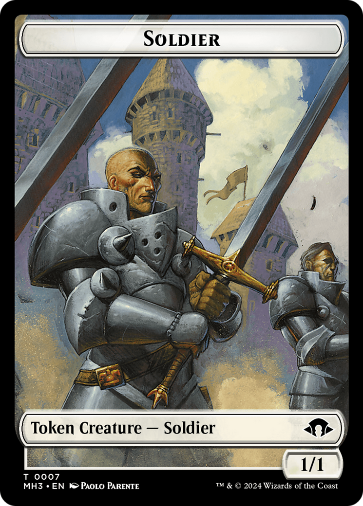 Soldier Token [Modern Horizons 3 Tokens] | I Want That Stuff Brandon