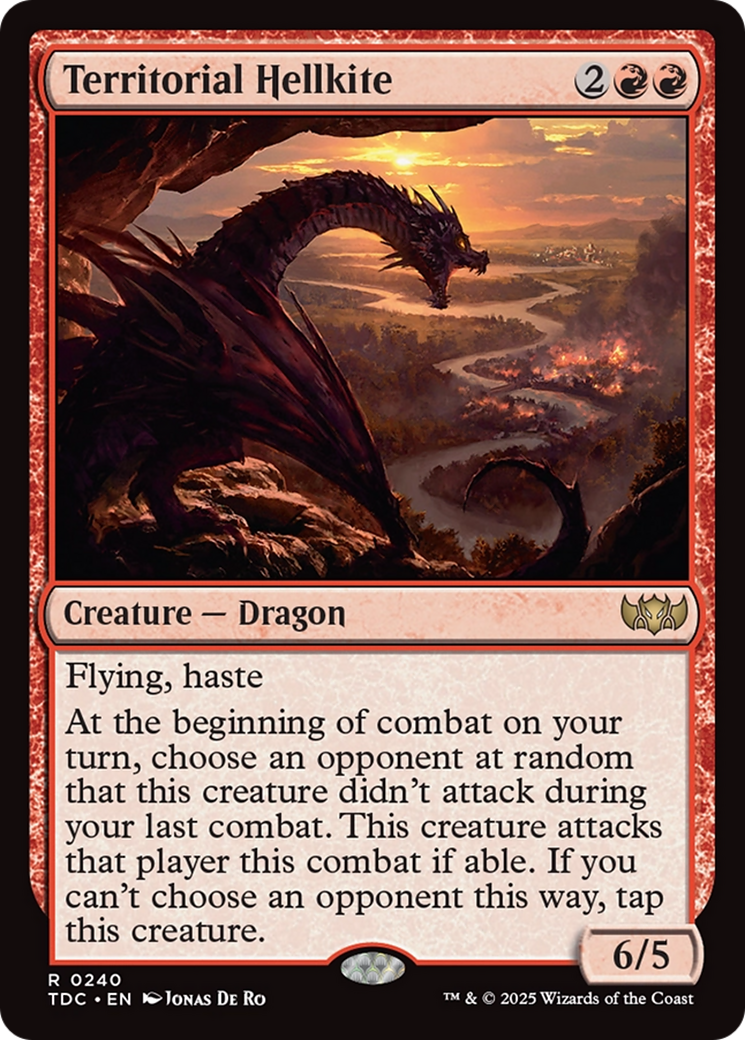 Territorial Hellkite [Tarkir: Dragonstorm Commander] | I Want That Stuff Brandon