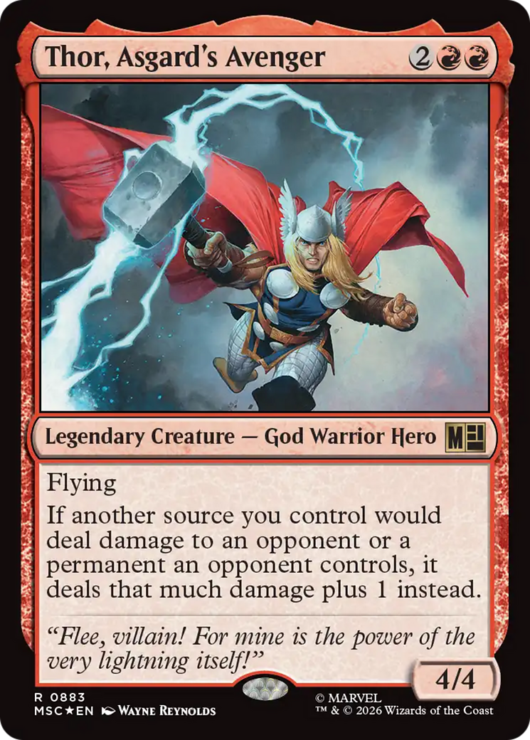 Thor, Asgard's Avenger (Surge Foil) [Marvel Super Heroes Commander] | I Want That Stuff Brandon