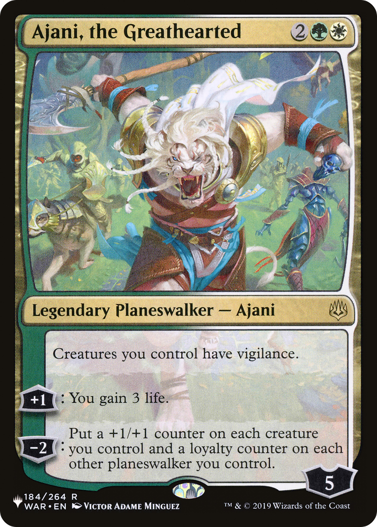 Ajani, the Greathearted [The List Reprints] | I Want That Stuff Brandon