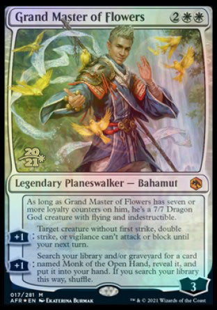 Grand Master of Flowers [Dungeons & Dragons: Adventures in the Forgotten Realms Prerelease Promos] | I Want That Stuff Brandon