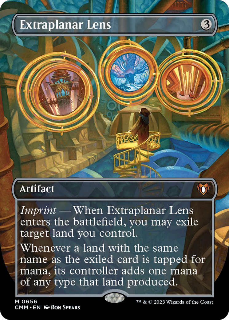 Extraplanar Lens (Borderless Alternate Art) [Commander Masters] | I Want That Stuff Brandon