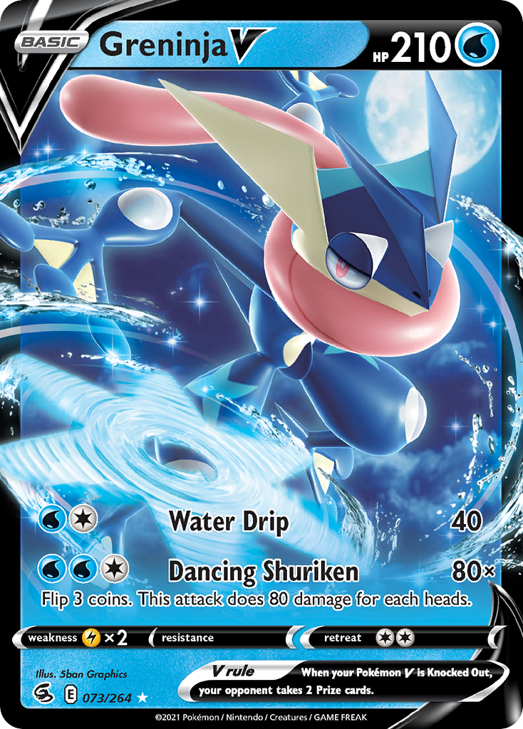 Greninja V (073/264) (Intro Deck) [Sword & Shield: Fusion Strike] | I Want That Stuff Brandon