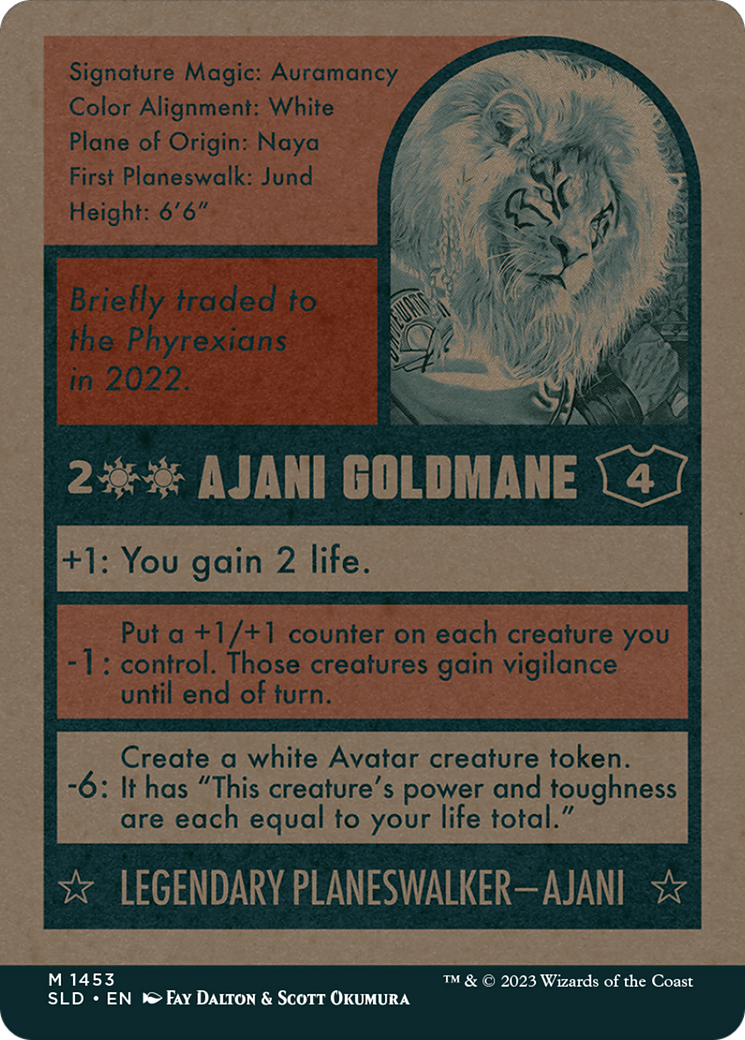 Ajani Goldmane [Secret Lair Drop Series] | I Want That Stuff Brandon