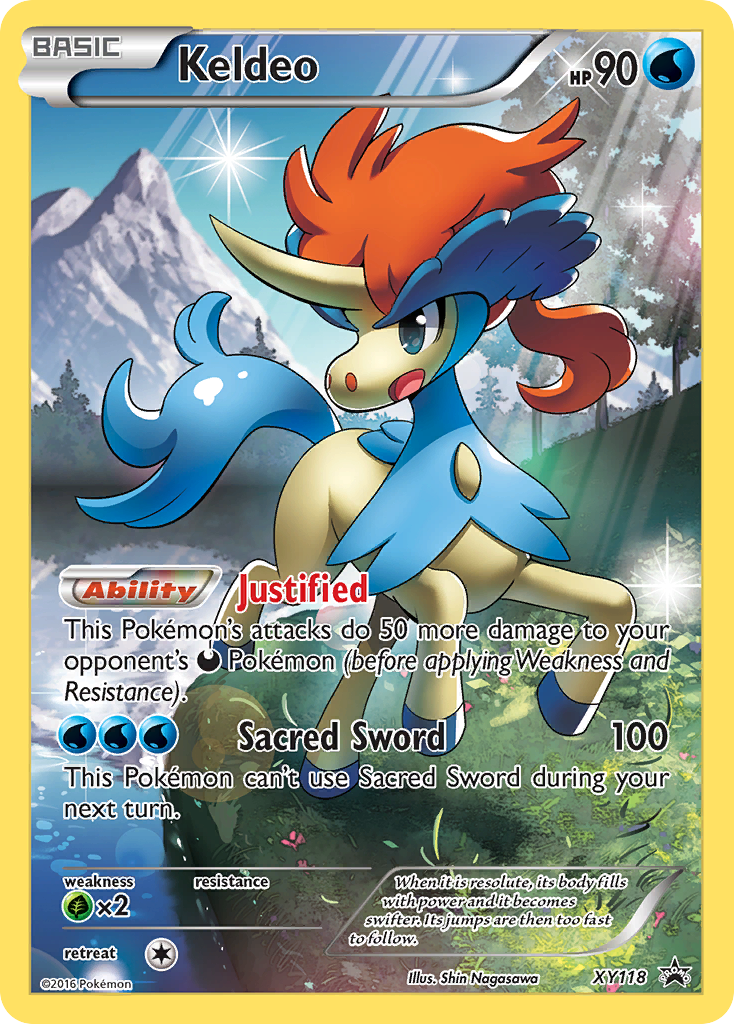 Keldeo (XY118) [XY: Black Star Promos] | I Want That Stuff Brandon