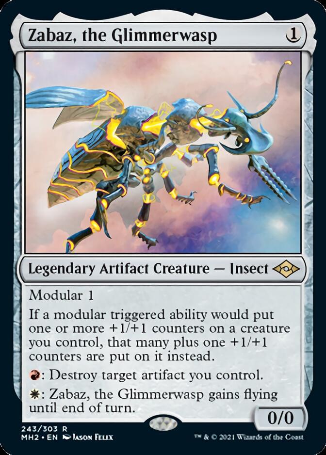 Zabaz, the Glimmerwasp [Modern Horizons 2] | I Want That Stuff Brandon