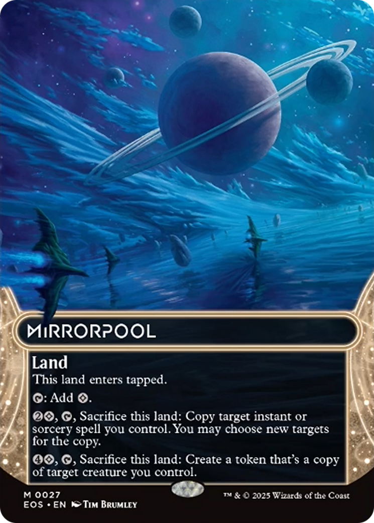 Mirrorpool (0027) (Borderless) [Edge of Eternities: Stellar Sights] | I Want That Stuff Brandon