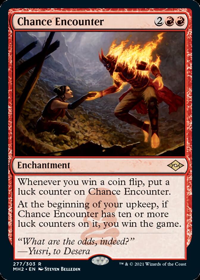 Chance Encounter (Foil Etched) [Modern Horizons] | I Want That Stuff Brandon