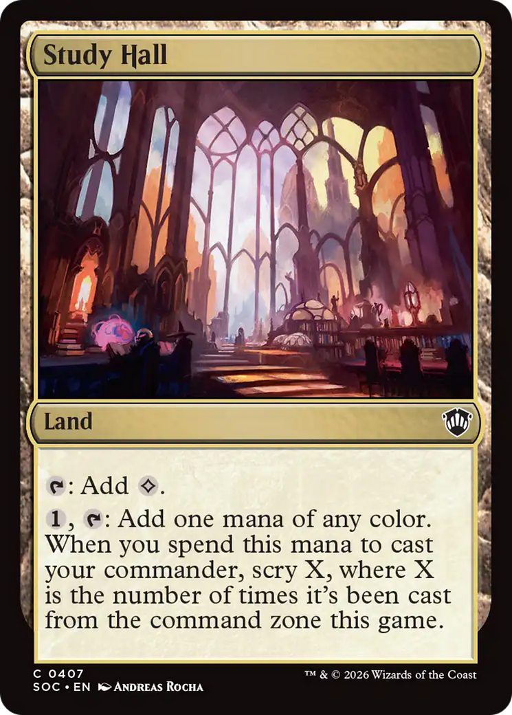 Study Hall [Secrets of Strixhaven Commander] | I Want That Stuff Brandon