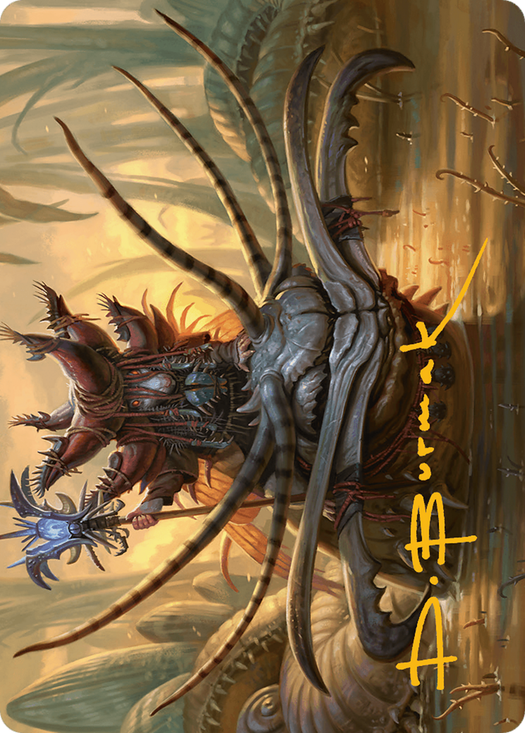Wick's Patrol Art Card (Gold-Stamped Signature) [Bloomburrow Art Series] | I Want That Stuff Brandon