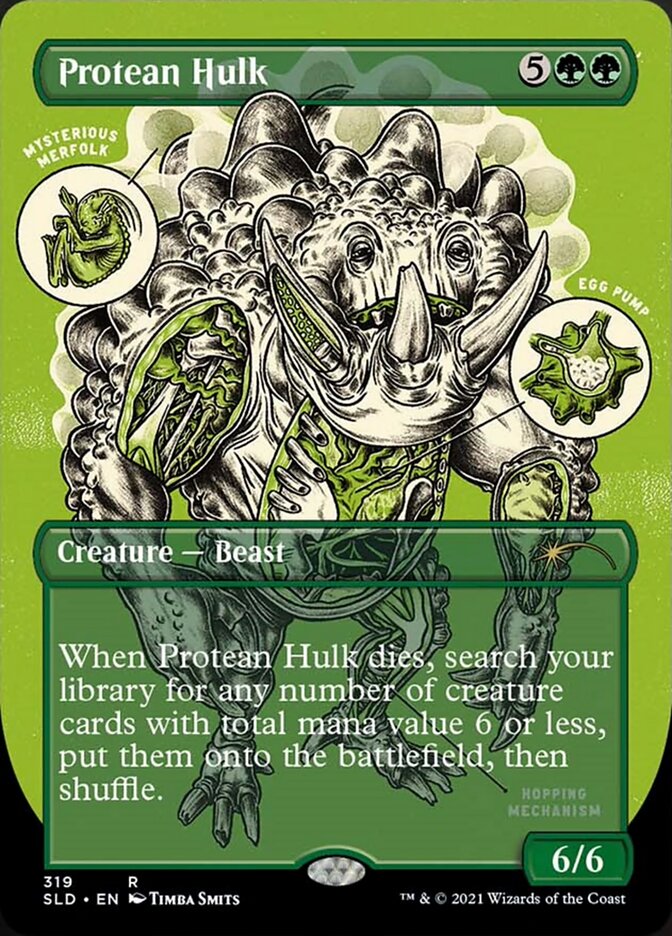 Protean Hulk (Borderless Foil Etched) [Secret Lair Drop Series] | I Want That Stuff Brandon