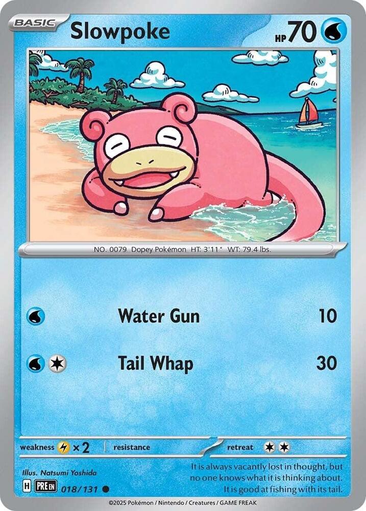 Slowpoke (018/131) [Scarlet & Violet: Prismatic Evolutions] | I Want That Stuff Brandon