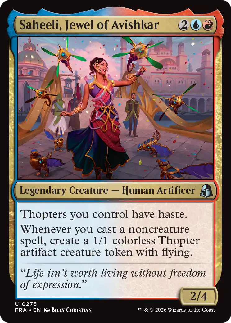 Saheeli, Jewel of Avishkar [Reality Fracture] | I Want That Stuff Brandon