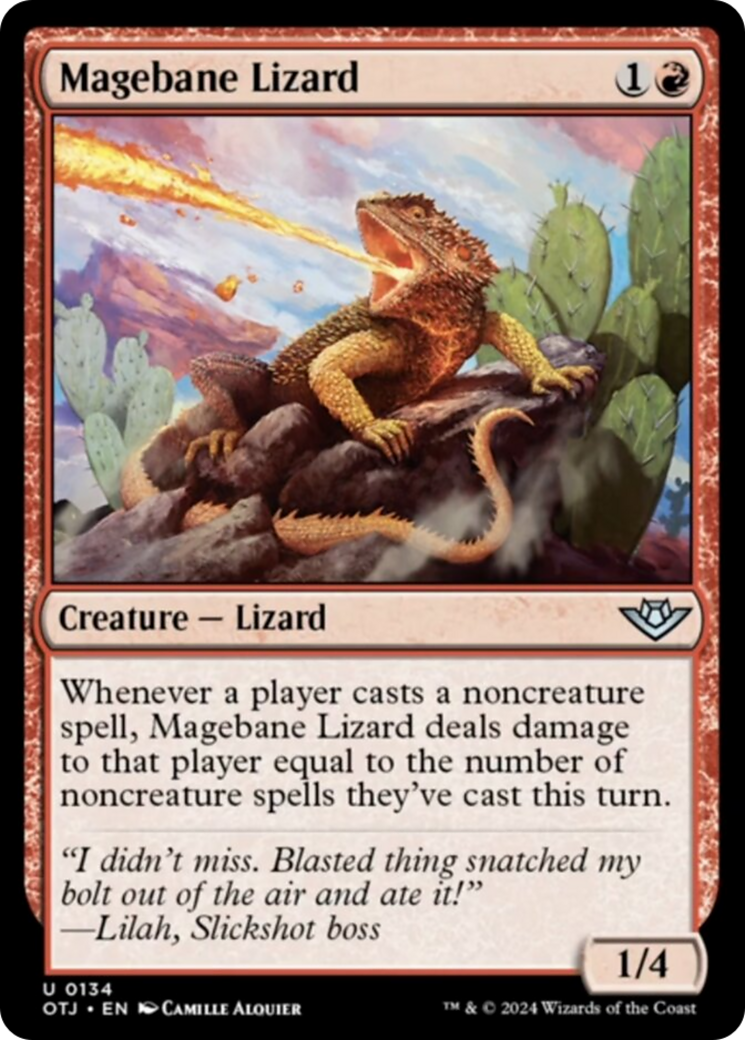 Magebane Lizard [Outlaws of Thunder Junction] | I Want That Stuff Brandon