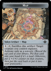 Map // Golem Double-Sided Token [The Lost Caverns of Ixalan Tokens] | I Want That Stuff Brandon