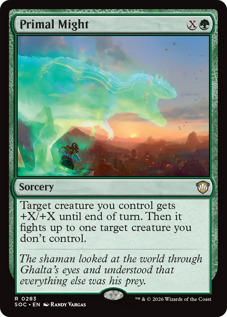 Primal Might [Secrets of Strixhaven Commander] | I Want That Stuff Brandon