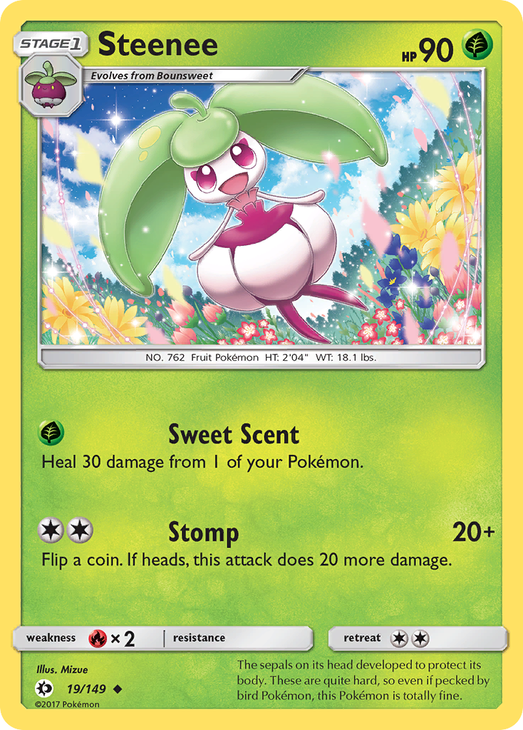 Steenee (19/149) [Sun & Moon: Base Set] | I Want That Stuff Brandon