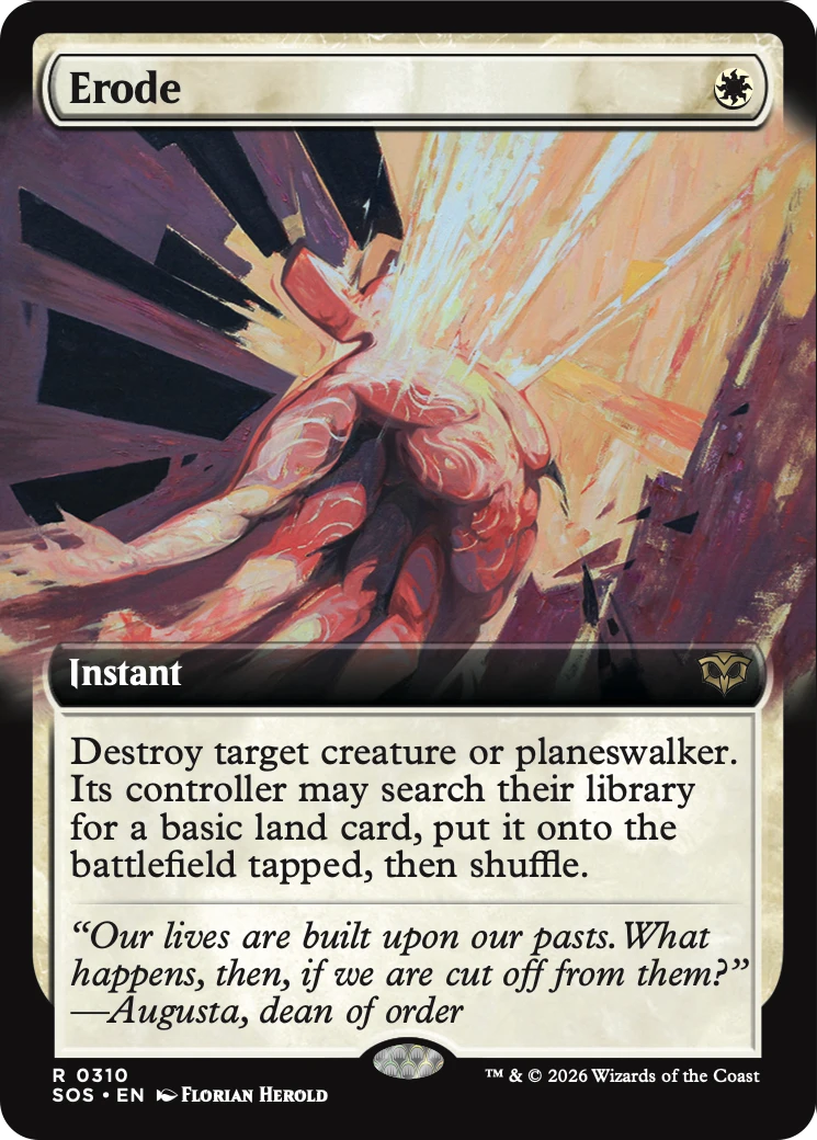 Erode (Extended Art) [Secrets of Strixhaven] | I Want That Stuff Brandon