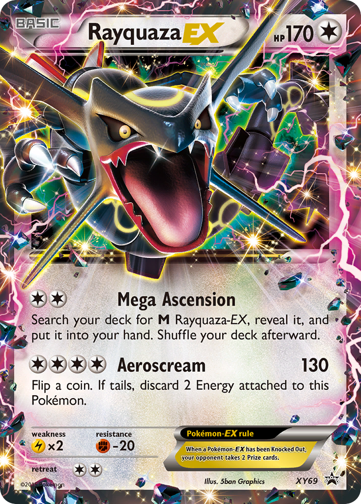 Rayquaza EX (XY69) (Shiny) [XY: Black Star Promos] | I Want That Stuff Brandon