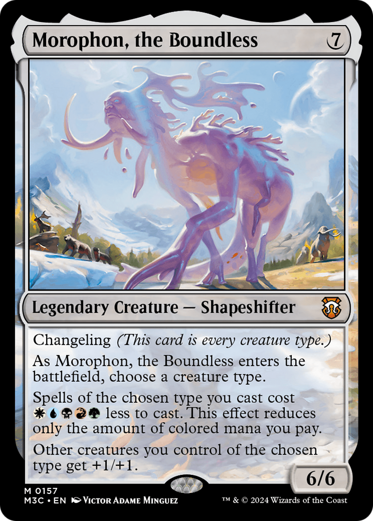 Morophon, the Boundless (Ripple Foil) [Modern Horizons 3 Commander] | I Want That Stuff Brandon