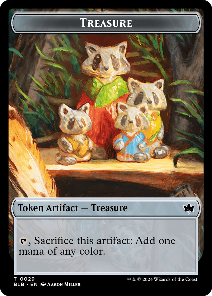 Rabbit // Treasure Double-Sided Token [Bloomburrow Tokens] | I Want That Stuff Brandon