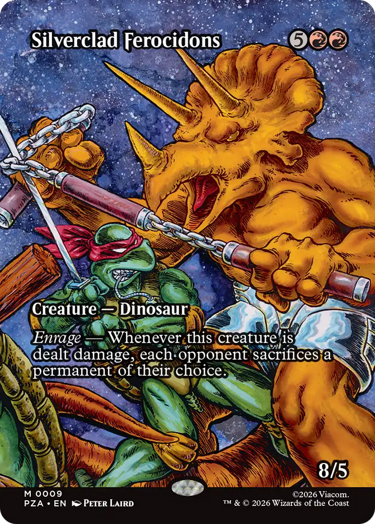 Silverclad Ferocidons (Borderless) [Teenage Mutant Ninja Turtles Eternal-Legal] | I Want That Stuff Brandon