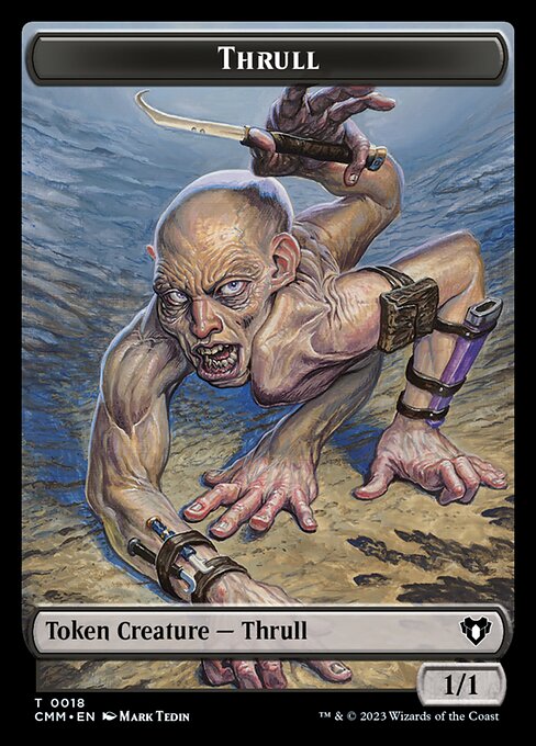 Servo // Thrull Double-Sided Token [Commander Masters Tokens] | I Want That Stuff Brandon