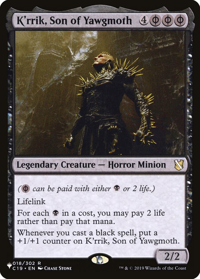 K'rrik, Son of Yawgmoth [The List] | I Want That Stuff Brandon